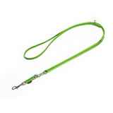 Mystique Gummierte Umhängeleine 12mm Standard Karabiner neon grün 2m