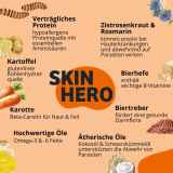 Trockenfutter-SkinHero - Fellpflege & Parasitenabwehr 900g