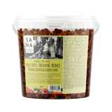 Trainingsknöchelchen Ente mit Aprikose und Alge (1kg-Eimer) Trainingsknöchelchen Ente mit Aprikose und Alge (1kg-Eimer)