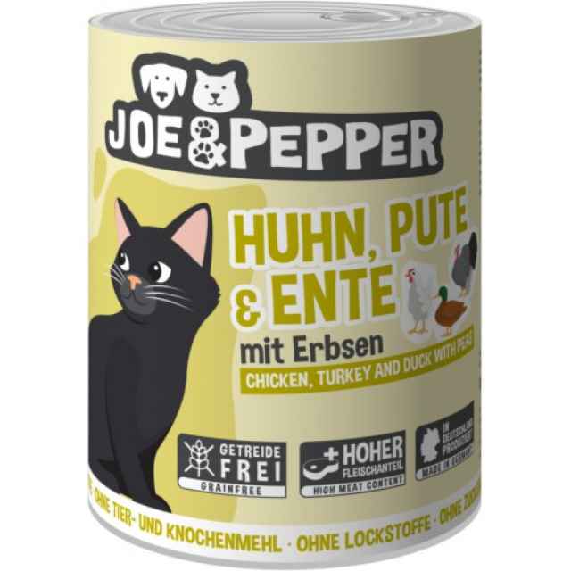 Joe&Pepper Geflügel mit Erbsen 400g