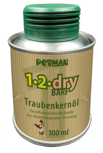1-2-dry BARFect Traubenkernöl 100ml