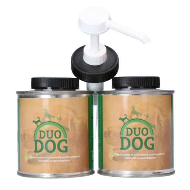 Pferdefett Duo Dog Hund/Katze Starterspaket + Pump