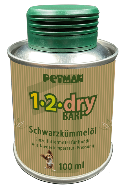 1-2-dry BARFect Schwarzkümmelöl  kaltgepresst 100ml
