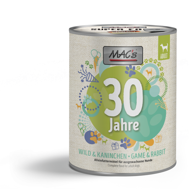 Geburtstagsdose Hund Wild & Kaninchen 800g