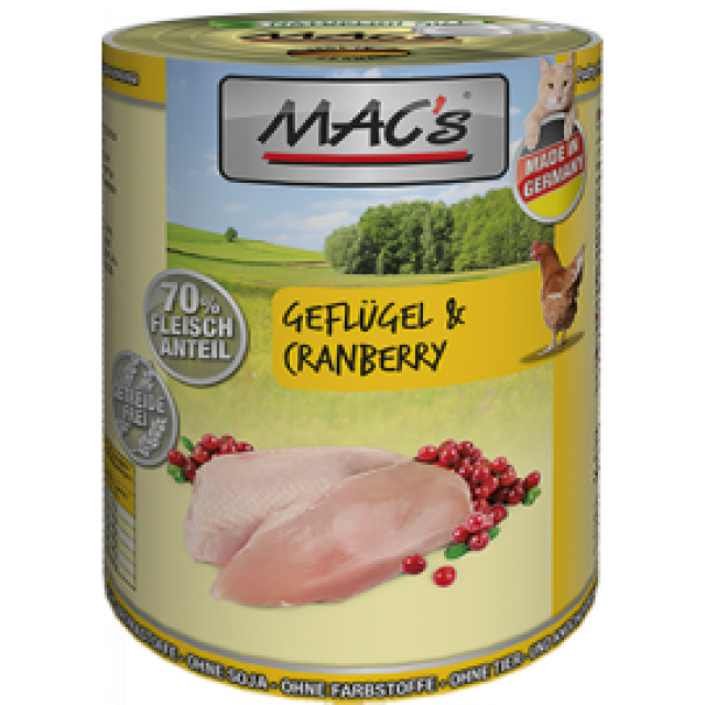 MACs Geflügel & Cranberry 400g