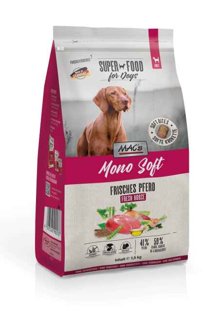 MACs Dog Mono Soft - Frisches Pferd 1,5g