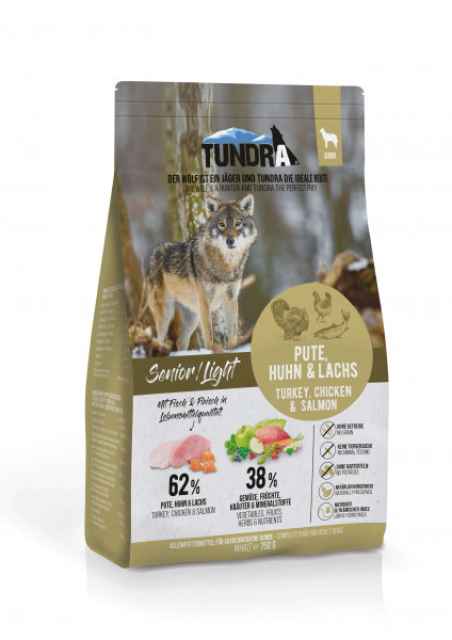 Tundra Dog Senior/Light Pute, Huhn & Lachs 750g