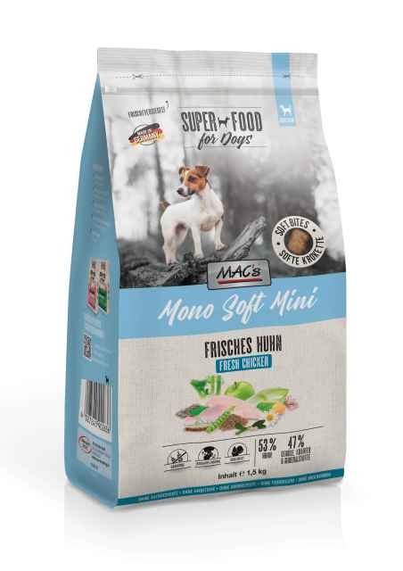 MACs Dog Mono Soft Mini - Frisches Huhn 1,5kg