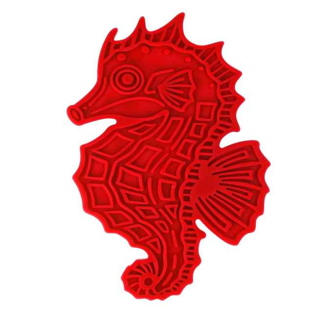 Eat Slow Live Longer Lick Mat Seahorse Rot