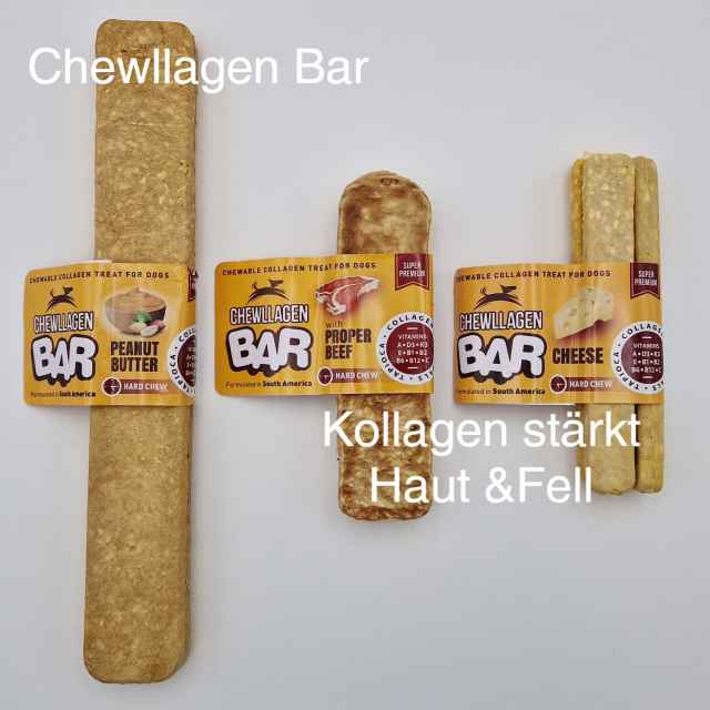 Chewllagen Bar Cheese S 3 Stück extra hart für einen langen Kauspaß