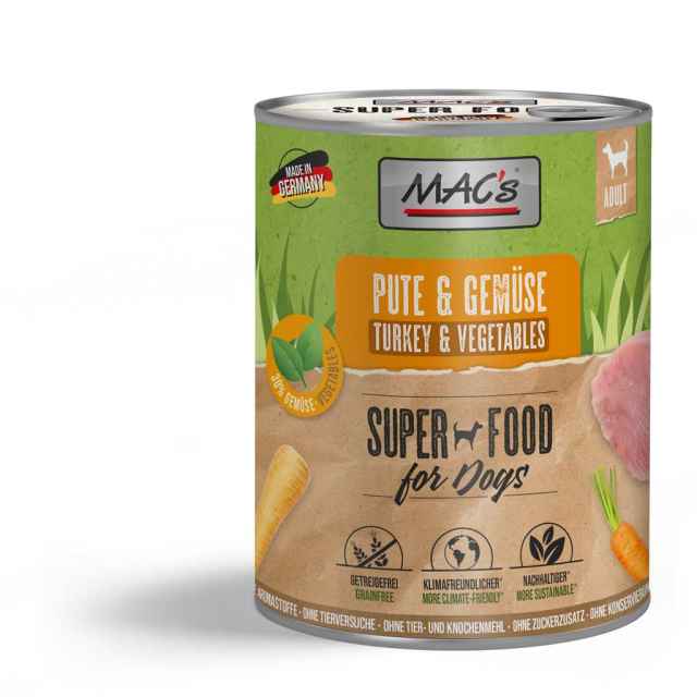 MACs Dog Pute & Gemüse 800g