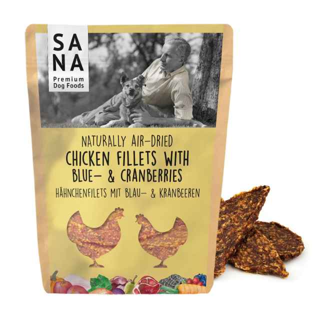 Hähnchenfilets mit Blau- & Kranbeeren 100g
