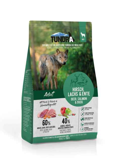 Tundra Dog Hirsch, Lachs & Ente 11,34g