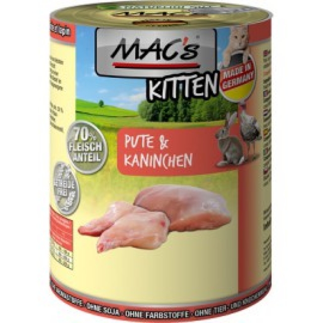 MACs Kitten Pute & Kaninchen 400g   *NEU!!!*